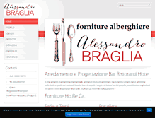 Tablet Screenshot of alessandrobraglia.it